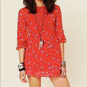 Free People Court Me With Roses Tunic Dress